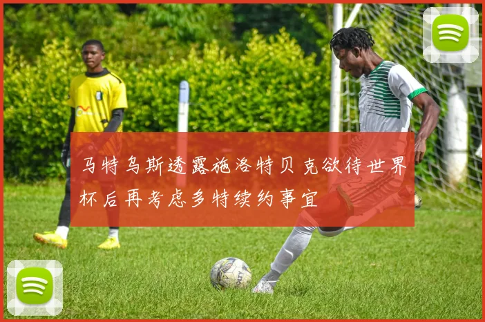 马特乌斯透露施洛特贝克欲待世界杯后再考虑多特续约事宜